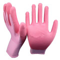 NMSAFETY Handschuh PU Handschuhe rosa Polyurethan Palm